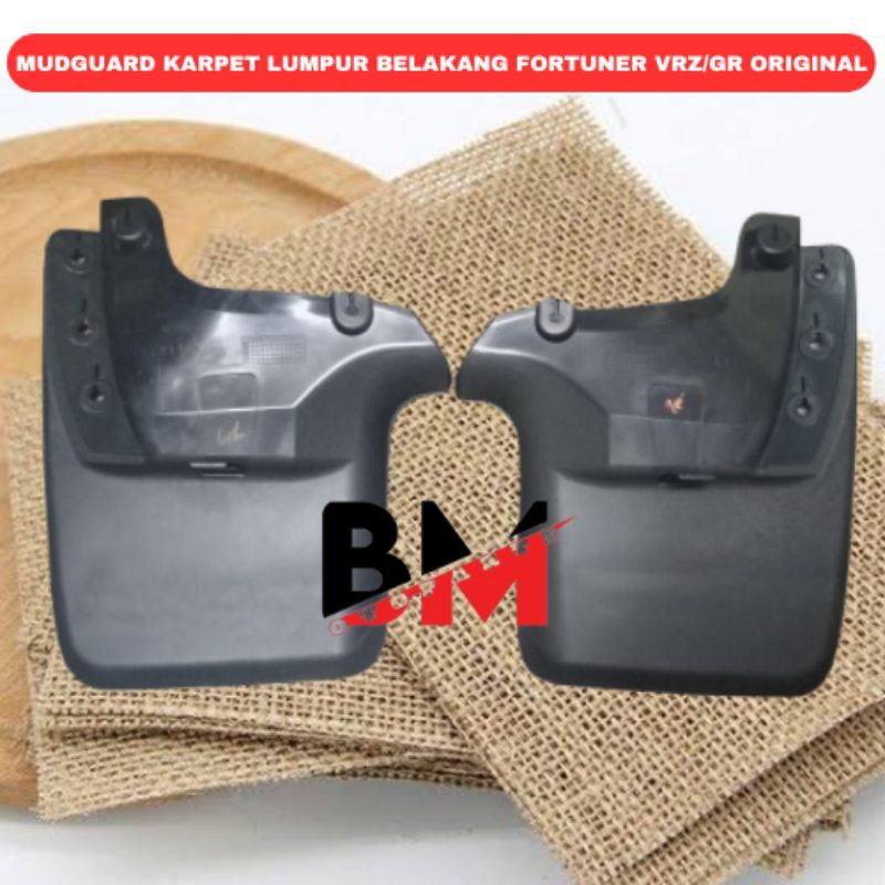 Mudguard Karpet Lumpur Belakang Fortuner VRZ/Fortuner GR Original