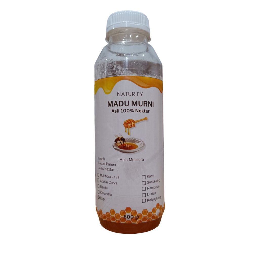 

Naturify Madu Murni Asli Nektar Bunga Kopi 500 Gram