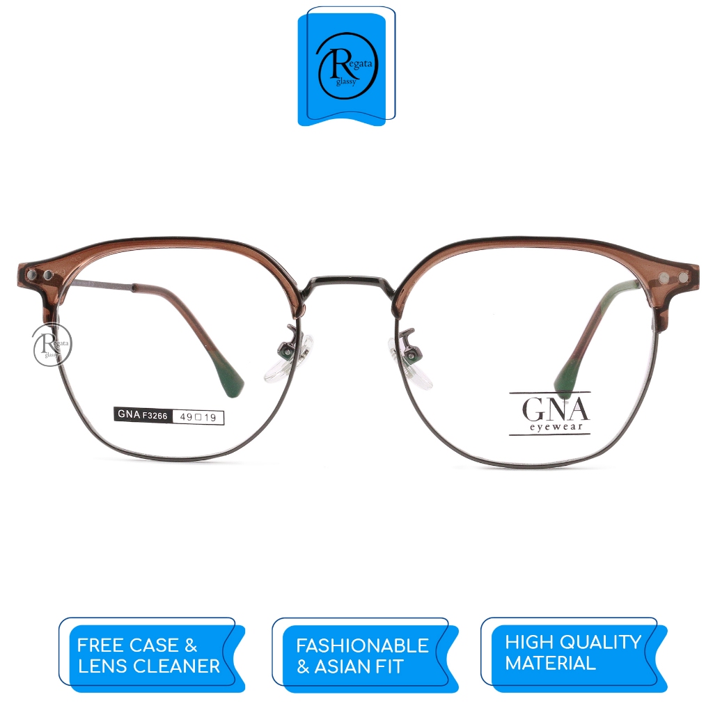 GNA Eyewear /  GNA F-3266 / Frame Kacamata GNA Eyewear ORIGINAL