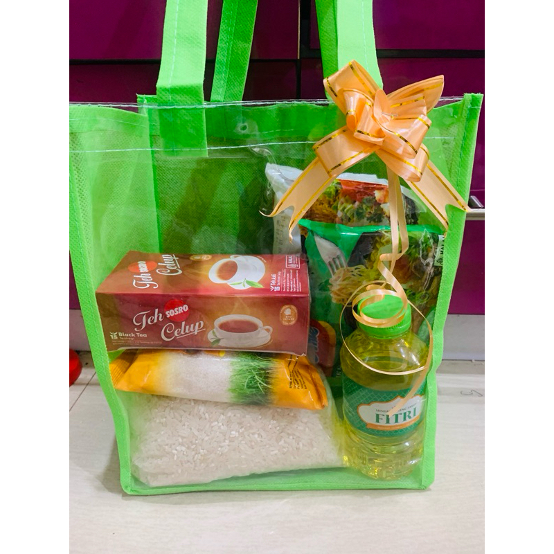 

paket sembako minyak gula teh