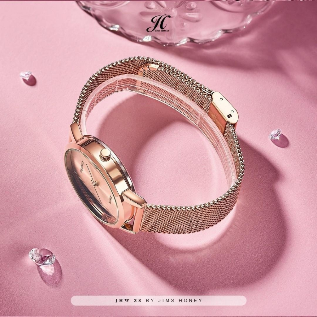 JIMS HONEY JHW 38 Jam Tangan Wanita Cewek Jimshoney Murah Elegan Fashion Casual Terbaru