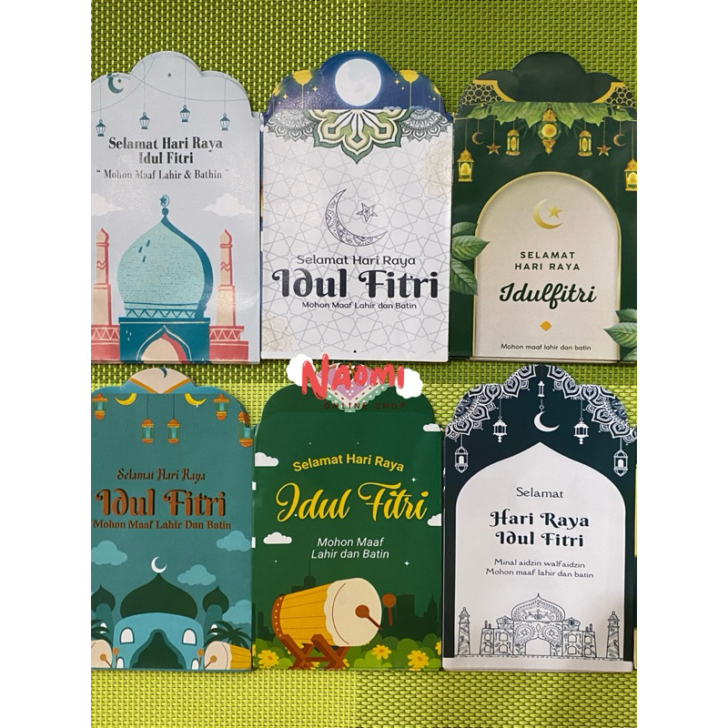 

[PART 2] Murah!! (1Pak isi 10Pcs) Amplop Idul Fitri ANAK uk S dan M, Angpao Lebaran Idul Fitri uk M, Angpao lebaran motif, amplop lebaran Medium, amplop lebaran 2024