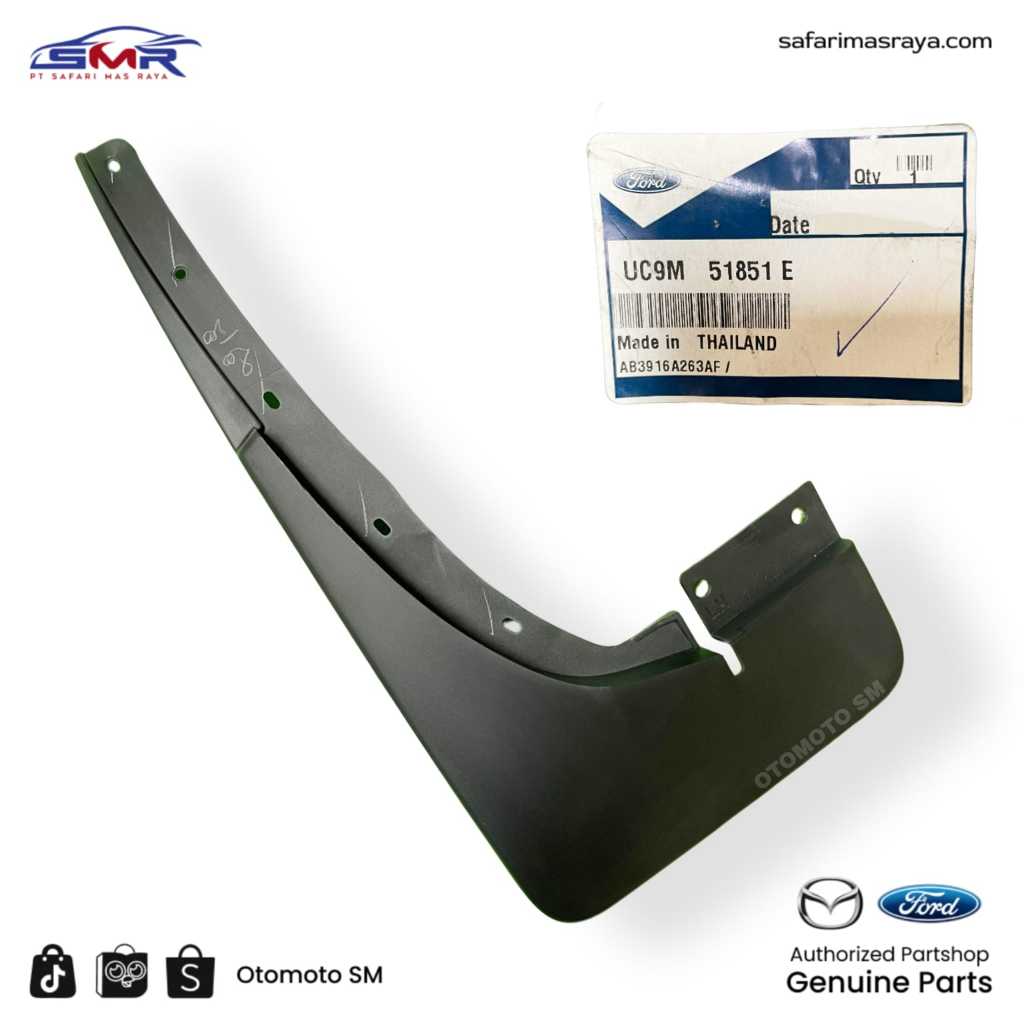 Mudflap Karpet Lumpur Depan Kiri Ford Ranger 2.2 Original UC9M51851E/AB3916A263AF