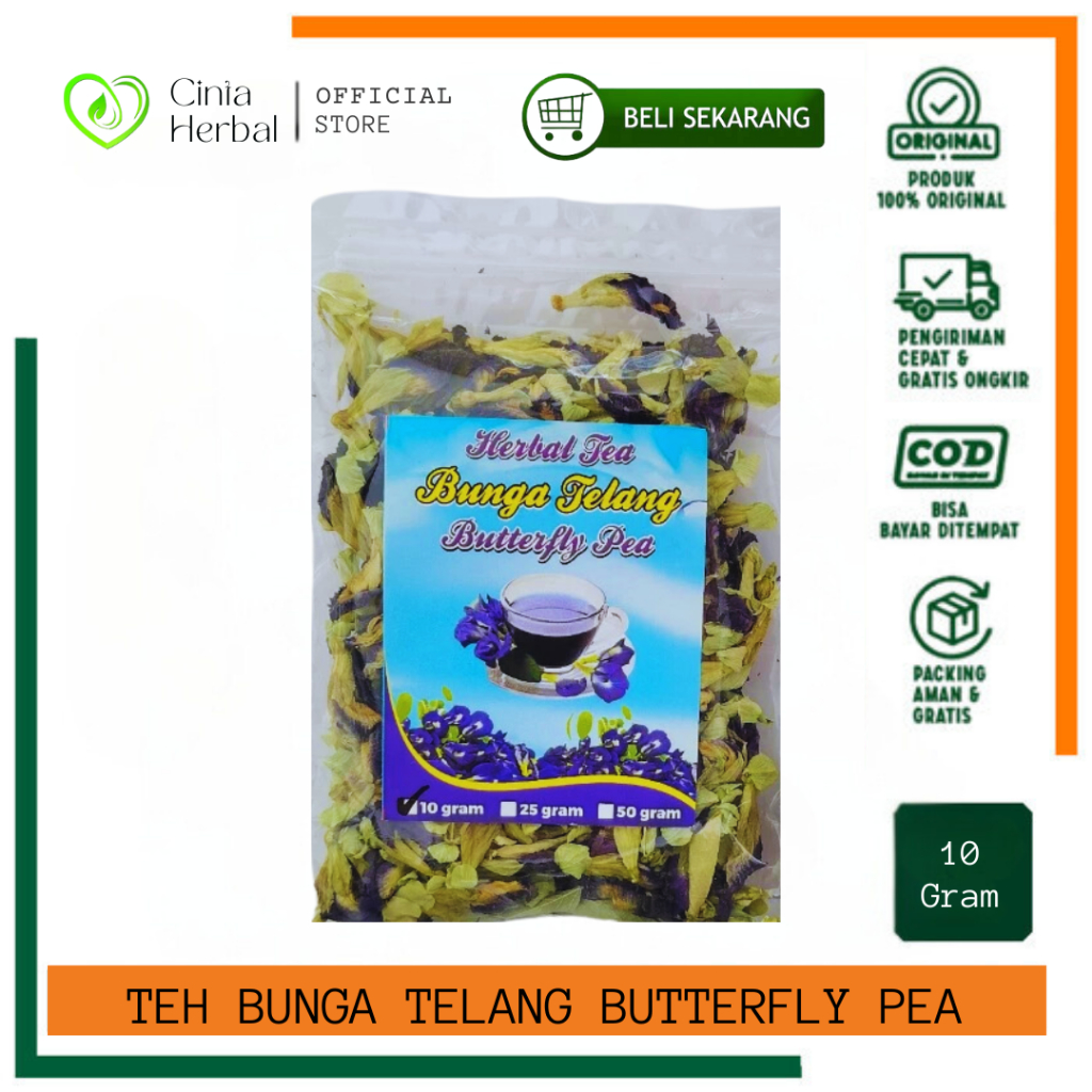 

Butterfly Pea Herbal Tea BUNGA TELANG 10gr Original