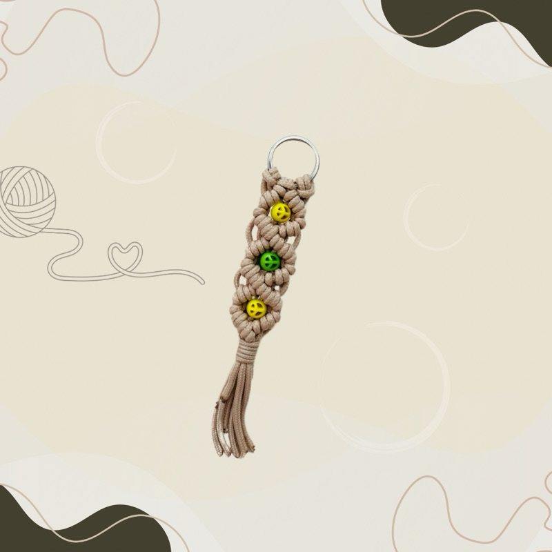 Souvenir Keychain Macrame