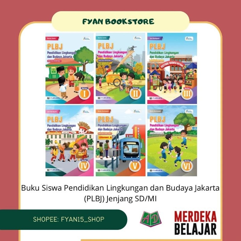 Fyan Book Store: Buku Teks Pendamping Siswa PLBJ Jenjang SD/MI Kurikulum Merdeka, Buku Paket PLBJ Ku