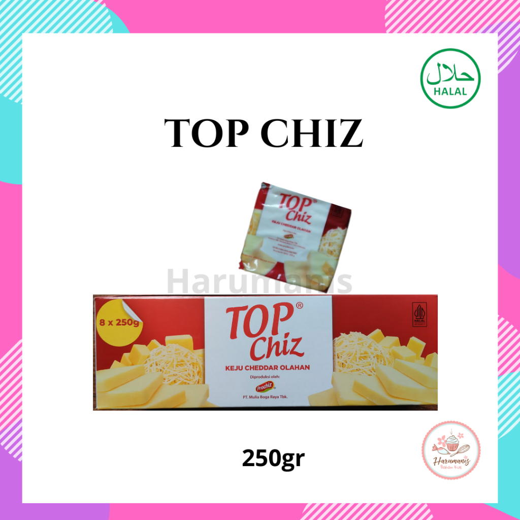 

Topchiz Top Chiz by Prochiz Keju Cheddar 250gr