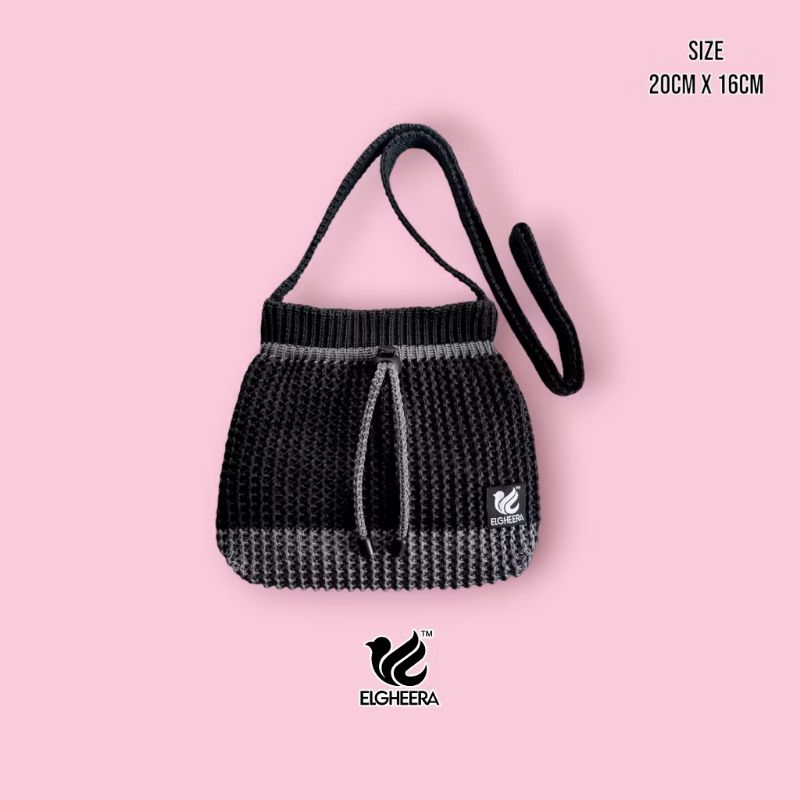 Tas rajut slempang wanita termurah di lombok