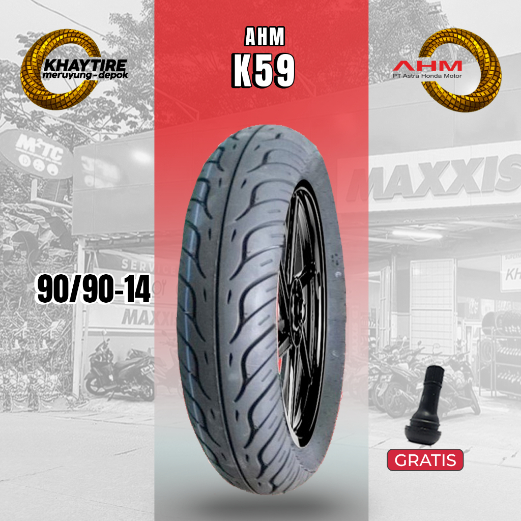 Ban Tubles Motor Matic AHM K59-A12 90/90 Ring 14