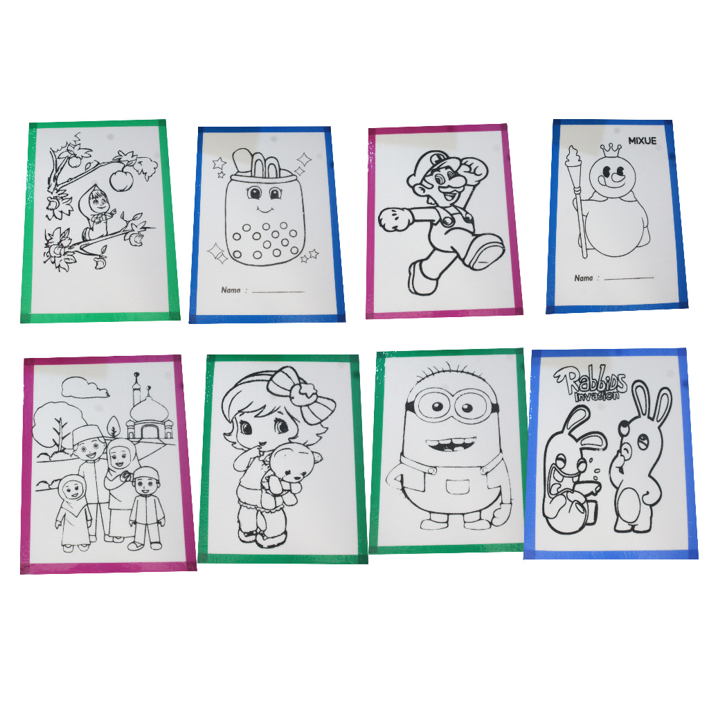 

Lukisan Anak 30x40 sudah list warna.