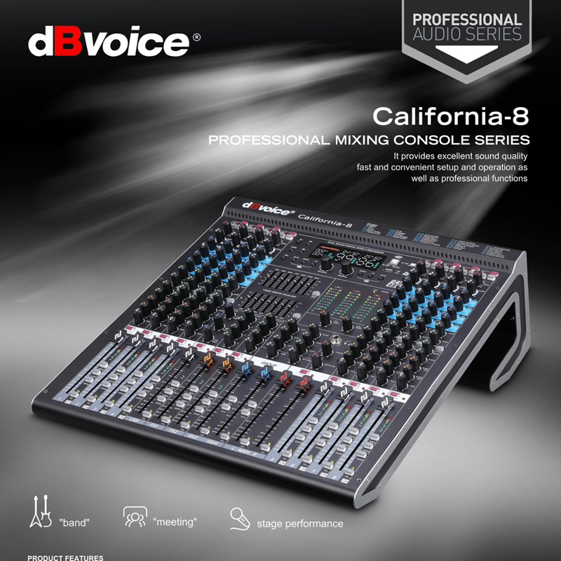 Mixer dbvoice California 8 Original 8 Channel dB Voice