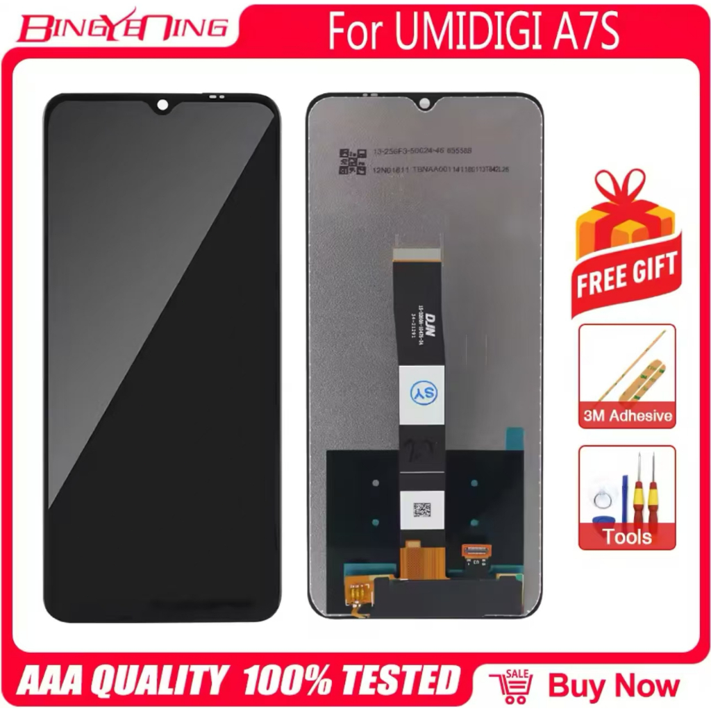 100% New Original 6.53 Inch Touch Screen+1600*720 LCD Display Assembly+FrameReplacement For UMI Umid