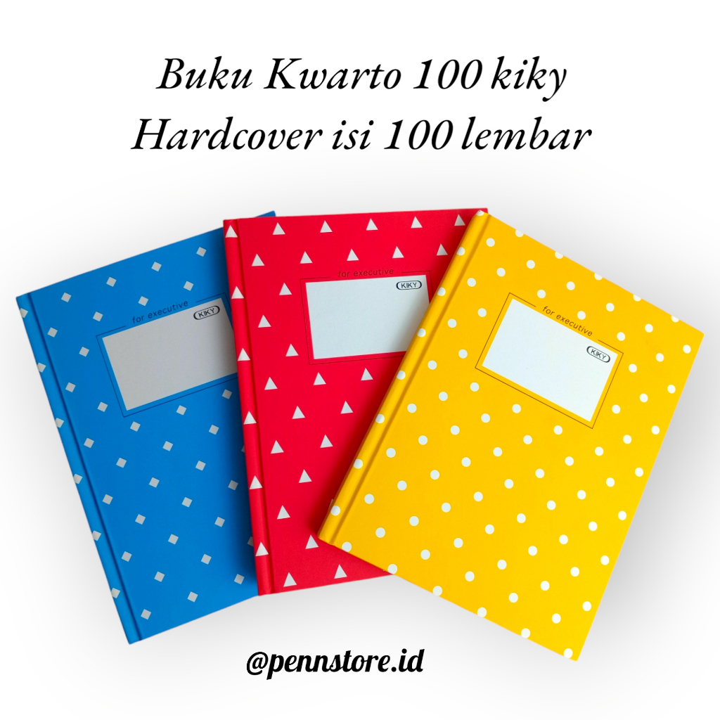 

Buku Kwarto 100 Kiky - Buku Hardcover isi 100 lembar