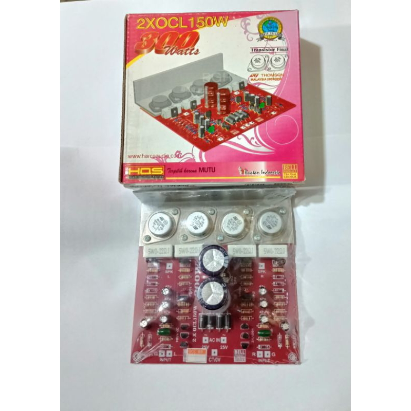 KIT POWER AMPLIFIER STEREO 2×150 WATT