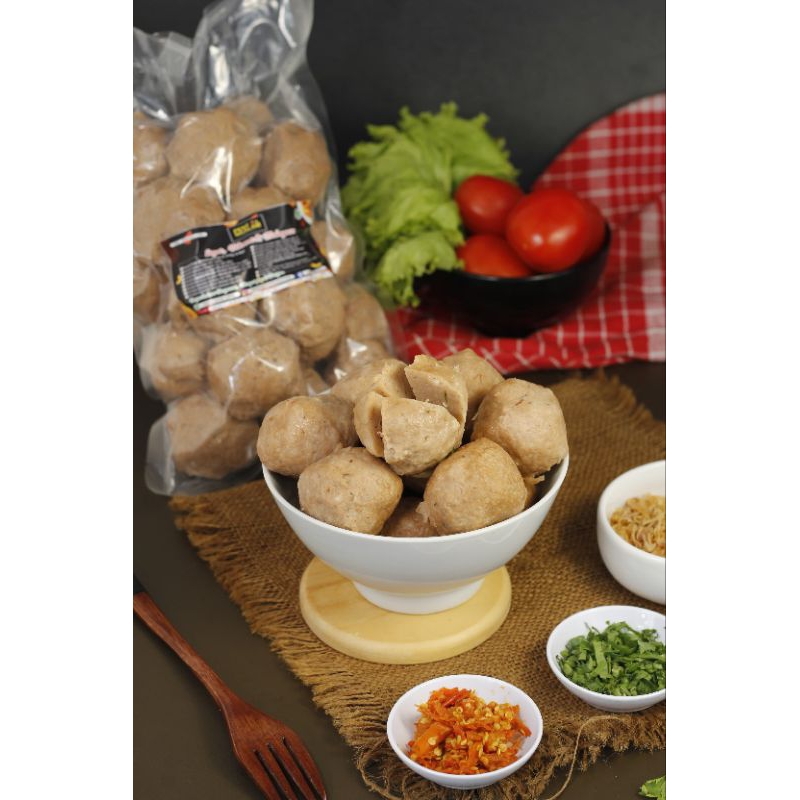 

pentol jumbo varian halus kasar jamur keju berat 1Kg