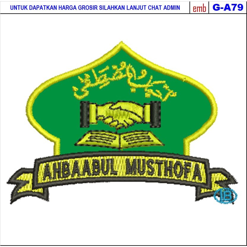PATCH BORDRI LOGO G-A79 AHBAABUL MUSTHOFA