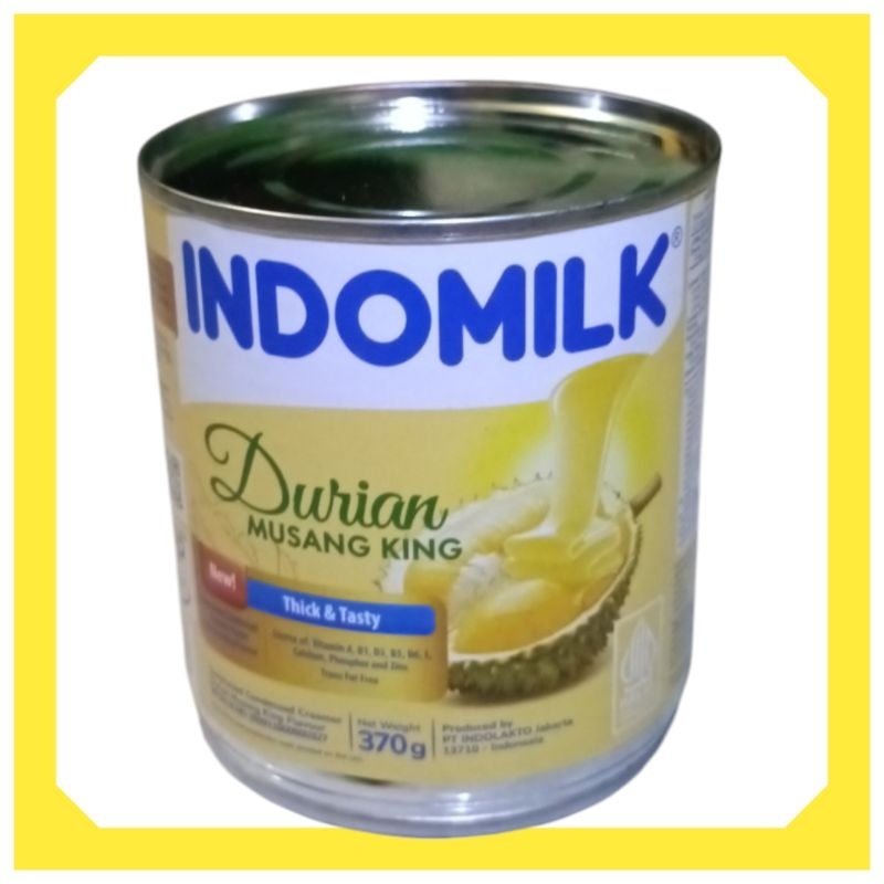 

Susu Indomilk Durian Musang King Thick & Tasty 370g Kental Manis Creamer