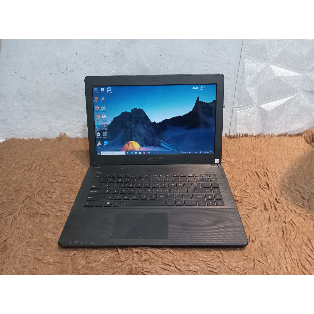 Laptop Asus X452E ram 4gb hdd 500gbamd e1 2500 no minus dan murah
