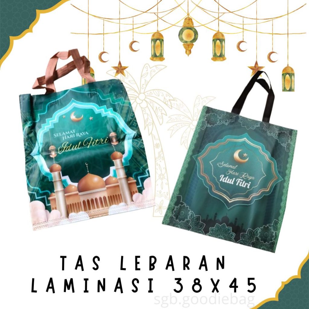 

Tas Edisi Lebaran Idul Fitri 38X45 laminasi isi 12 pcs