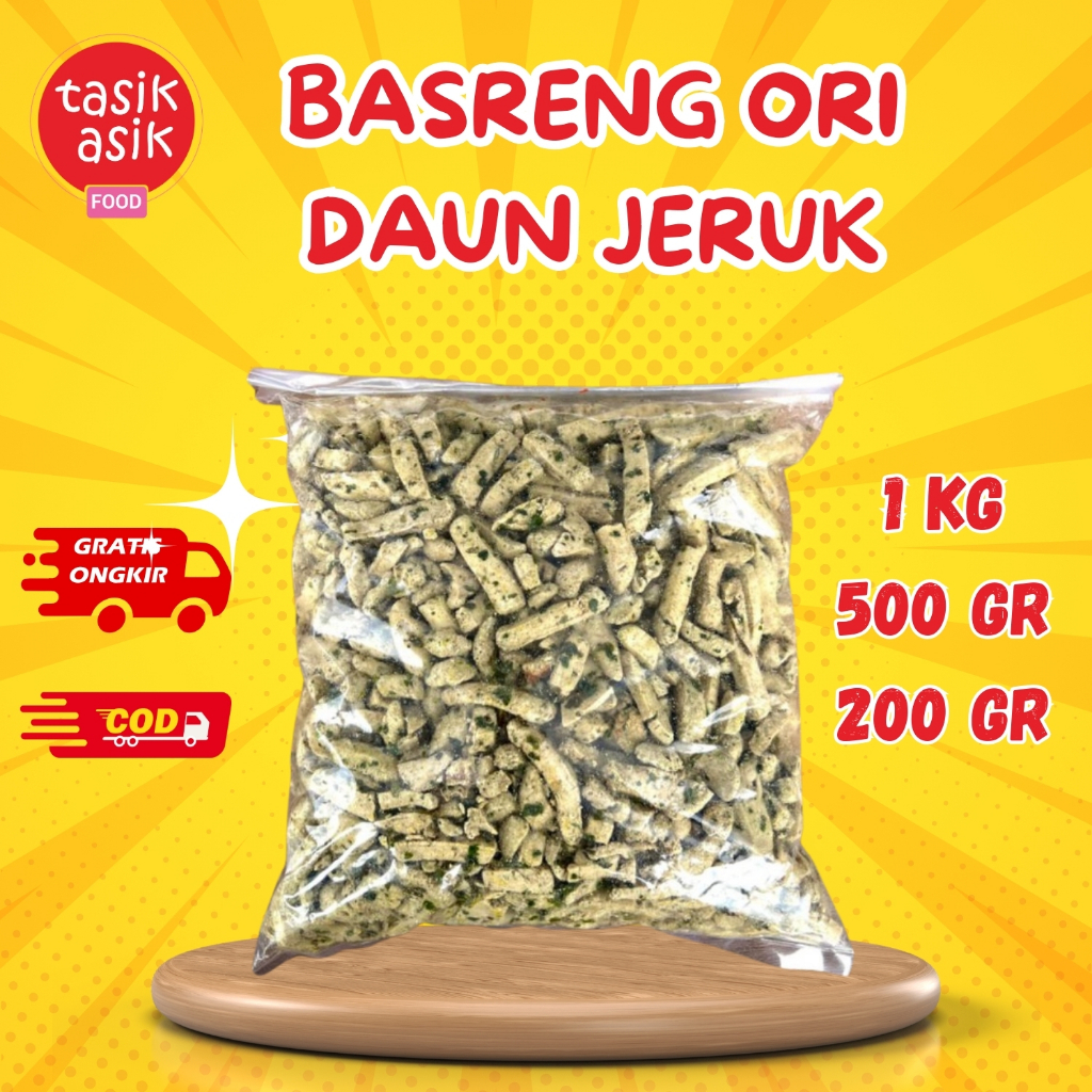 

1Kg Basreng Original Daun Jeruk Best Seller (TASIKASIK FOOD)