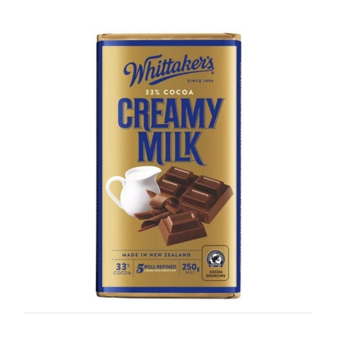 

Whittakers creamy milk Chocolate coklat