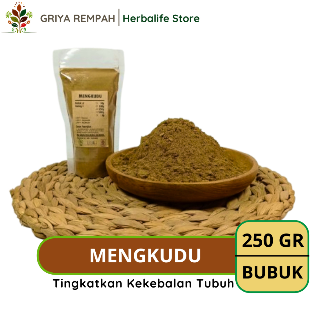 

BUAH MENGKUDU BUBUK 250 GRAM Pace Ramuan Rempah Herbal Kering Alami Jamu Tradisional untuk Kesehatan dan Vitalitas Tubuh Mangkudu Simplisia Morinda citrifolia