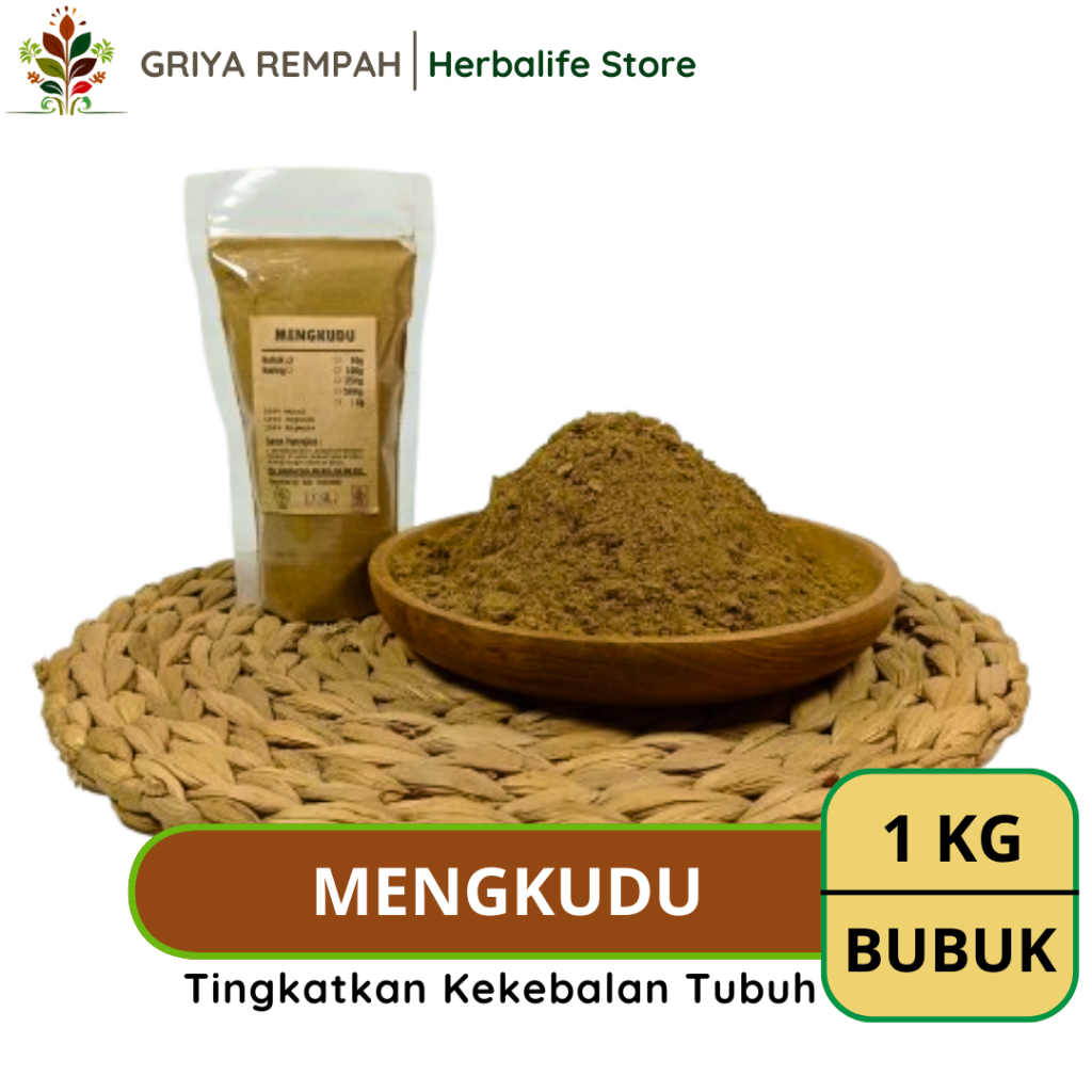 

BUAH MENGKUDU BUBUK 1 KG Pace Ramuan Rempah Herbal Kering Alami Jamu Tradisional untuk Kesehatan dan Vitalitas Tubuh Mangkudu Simplisia Morinda citrifolia