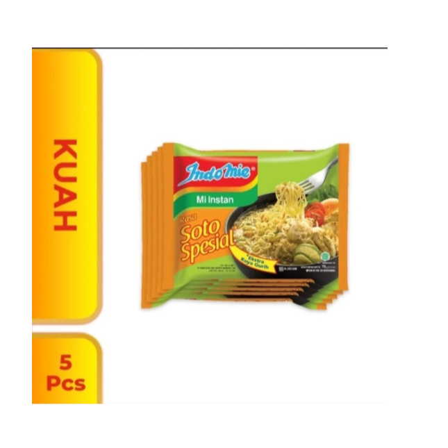 

Indomie Rasa Soto Special - 5 Pcs