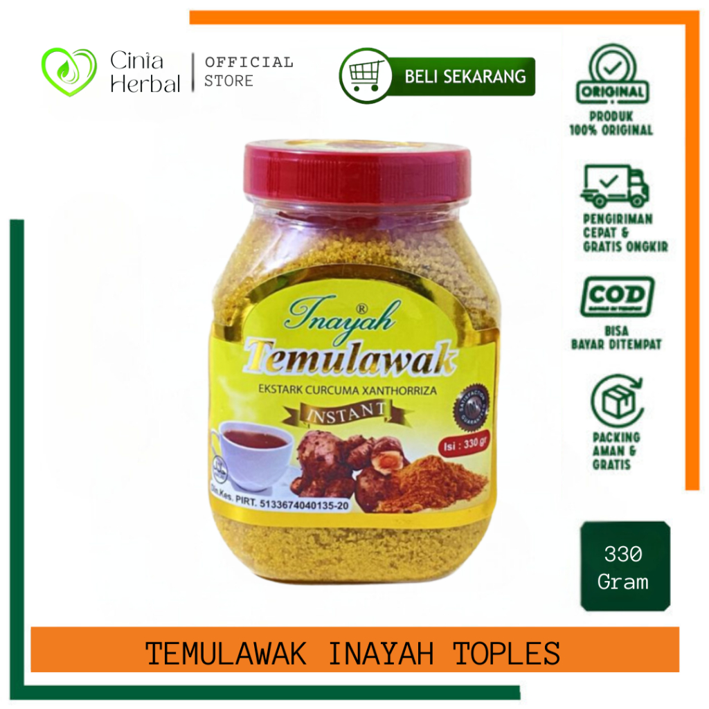 

Temulawak INAYAH Kemasan Toples 350gr