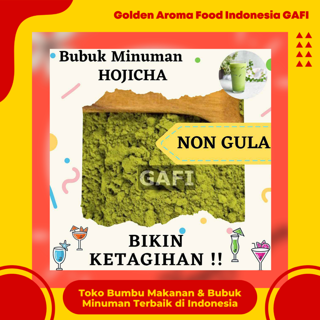 

Bubuk Minuman Hojicha NON GULA 1 Kg Bandung Serbuk Minuman Rasa Hojicha NO sugar Powder 1Kg Enak Murah Minuman Kekinian Terbaik Boba GAFI