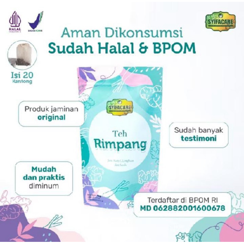 

Teh Rimpang BPOM Syifacare | Minuman Rempah ala JSR