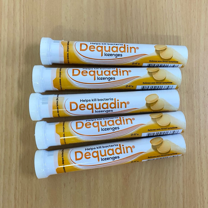 

Dequadin Lozenges Citrus Tube 24s