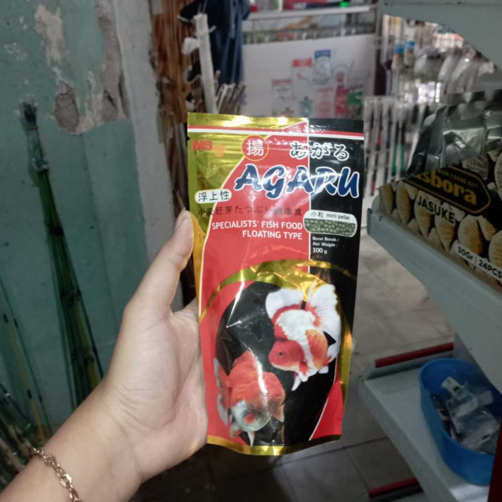 PAKAN IKAN HIAS AGARU MAKANAN IKAN HIAS AGARU FLOATING PAKAN IKAN APUNG