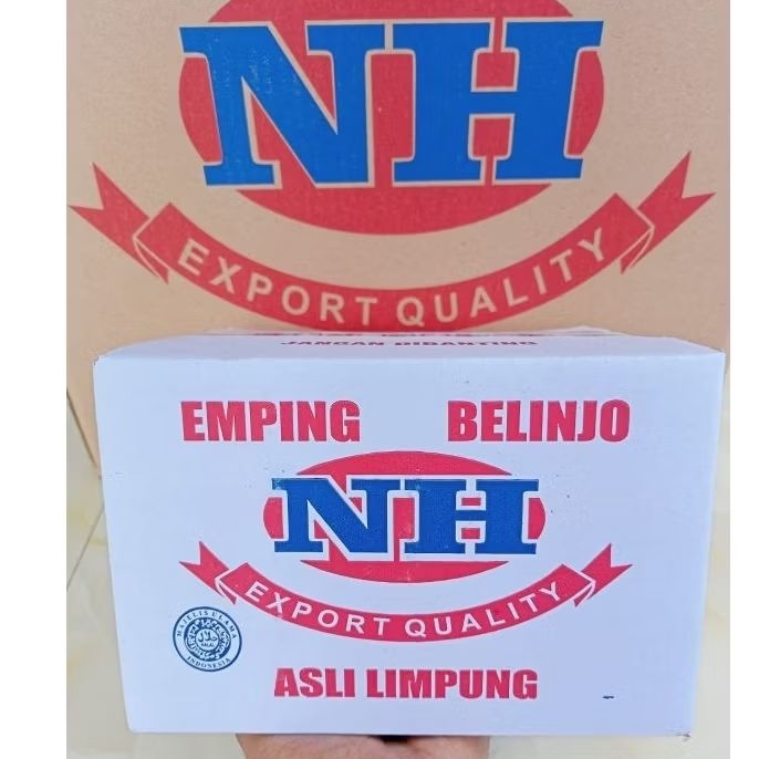 

Emping melinjo NH asli Limpung kemasan 1 kg