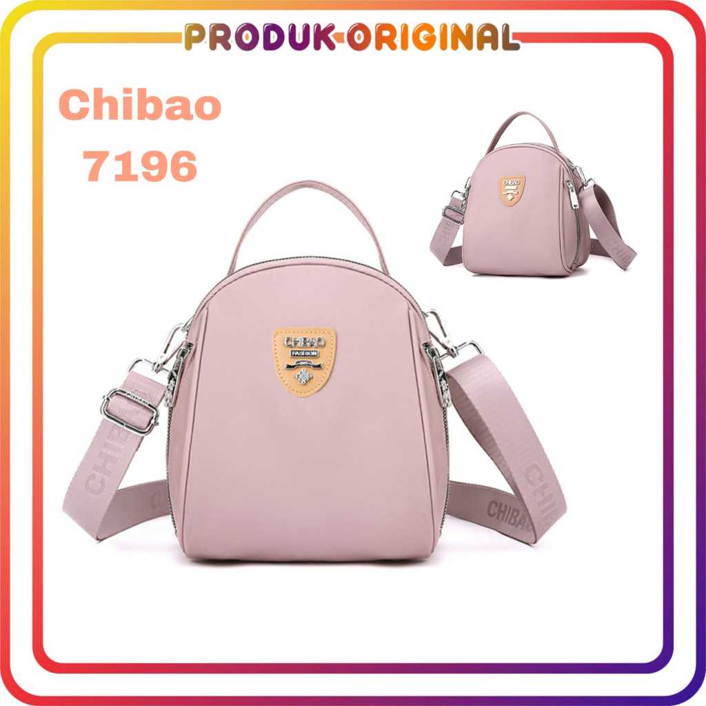 Chibao - Tas ransel wanita chibao 7196 nilon waterproof tas ransel wanita tas selempang wanita