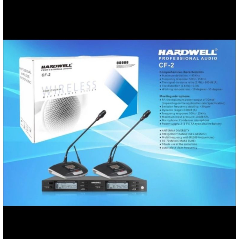 mic Hardwell cf2 condenser wireless original