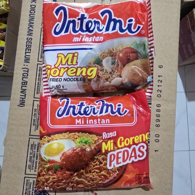 

INTERMIE MIE GORENG ORIGINAL MIE GORENG PEDAS 60gr x 10pc