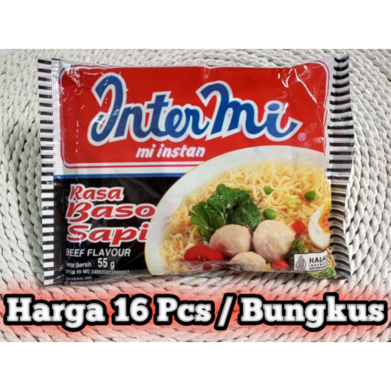 

MIE INTERMI - Harga 16 Pcs/bungkus Mie Intermi - Mie Instan Murah