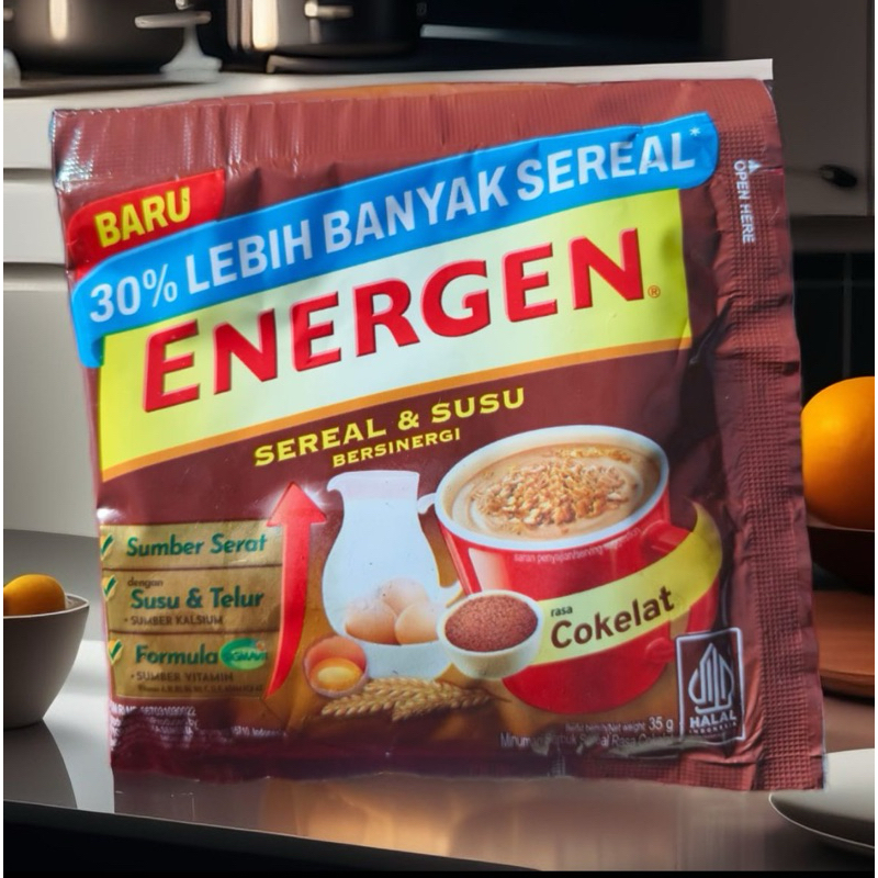 

Energen Rasa Coklat 1 Renceng isi 10 @32 gram