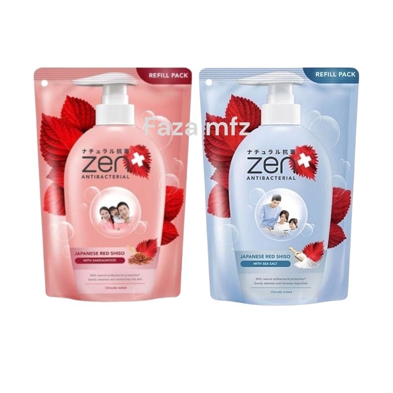 SABUN MANDI ZEN CAIR 400ml  SABUN CAIR REFIL ZEN 400ml