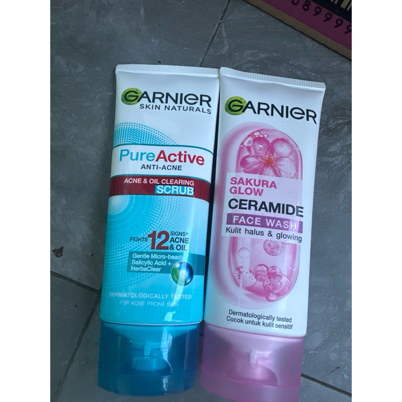Garnier facial foam/wash 100ml/50ml