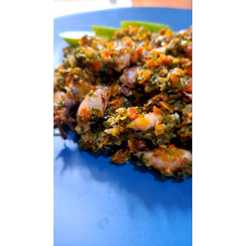 

Cumi Oseng Pedas Cabe Ijo 250 gr