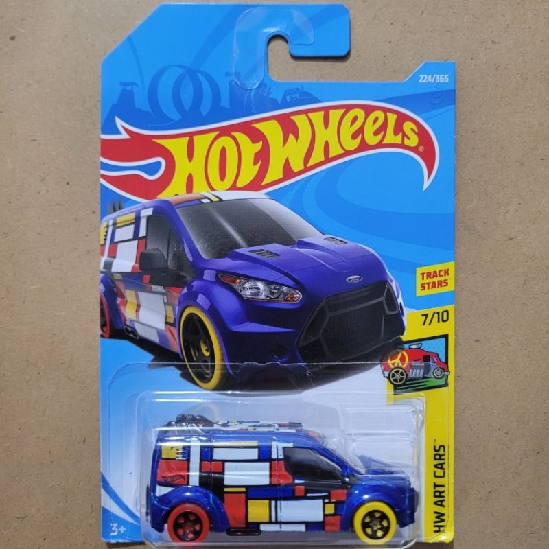 HOT WHEELS FORD TRANSIT CONNECT / HW ART CARS [ BLUE ]