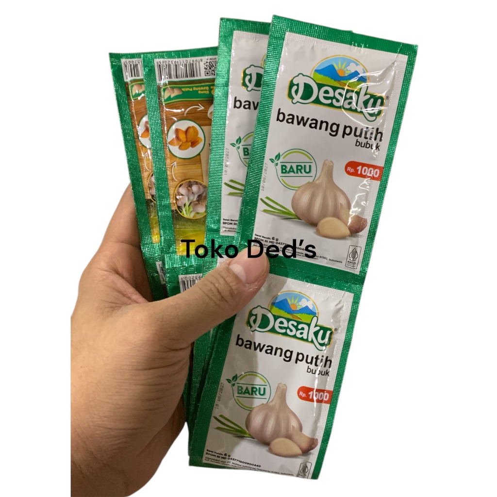 

desaku BAWANG PUTIH bubuk 1renceng 12sachet