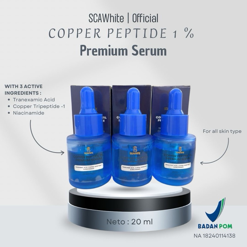 SCAWHITE COPPER PEPTIDE 1% PREMIUM (DAPAT 3)