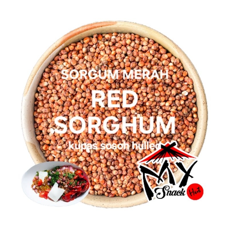 

BIJI SORGUM MERAH 250GR RED SORGHUM SHORGUM BERAS SEHAT CHOLAM JOWAR RICE KETO GLUTEN FREE HALAL