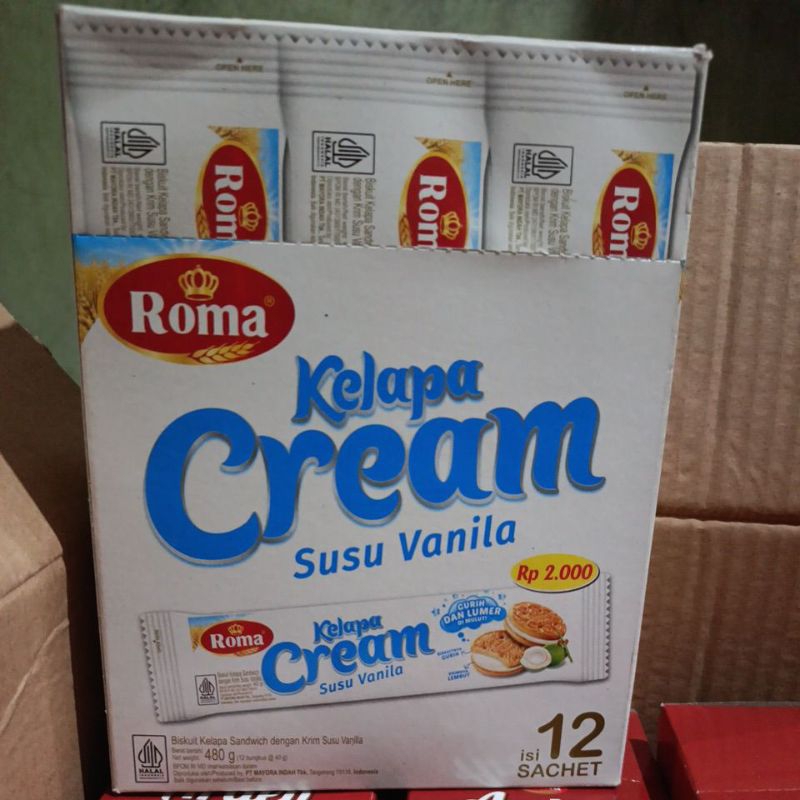 

roma kelapa cream box