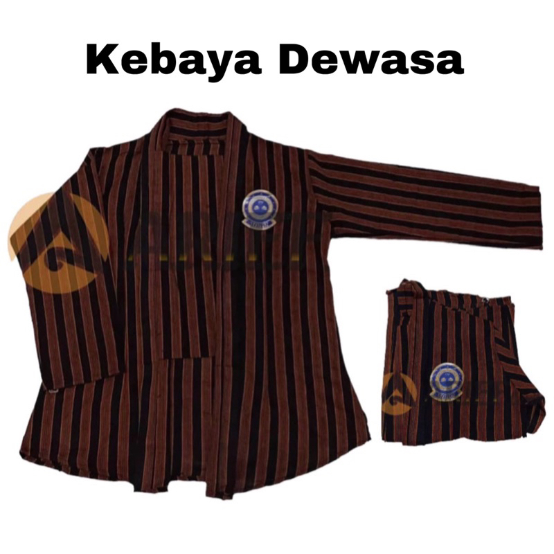 Baju Lurik Jawa Wanita / Kebaya Lurik Wanita Jogja Solo / Baju Adat Jawa WanitaKhas Jogja Solo