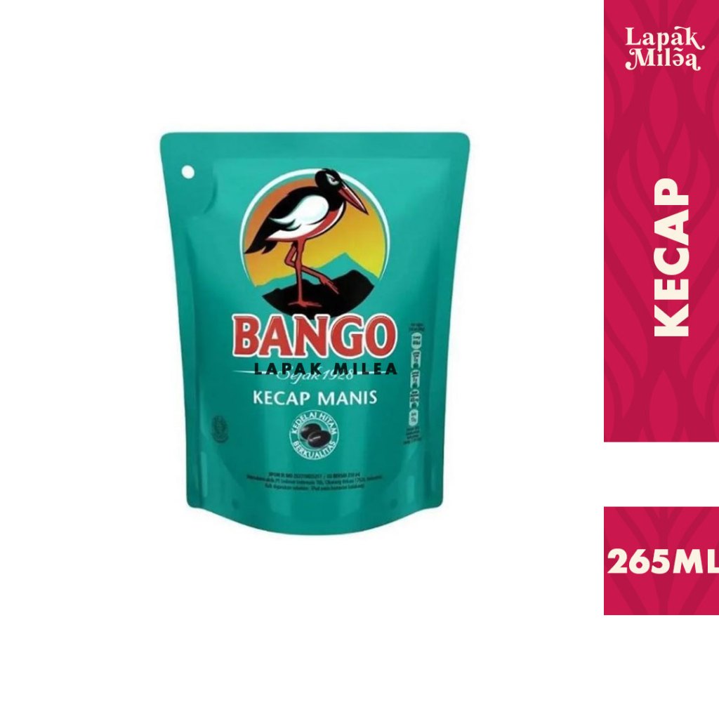 

Kecap Manis Bango Kemasan Isi Ulang 265ML