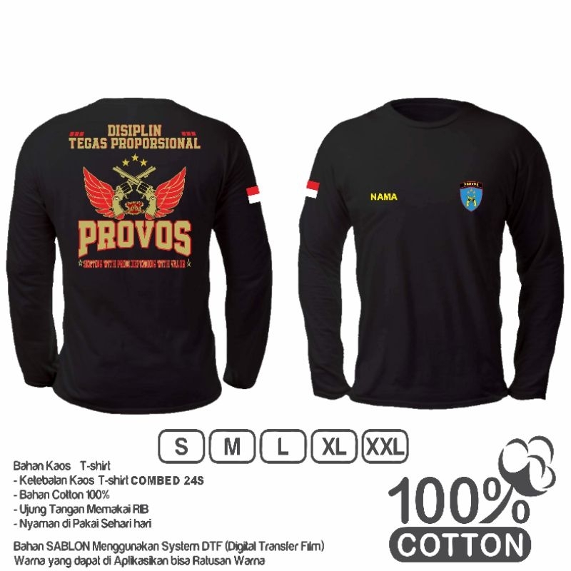 kaos provos lengan panjang terbaru/provos